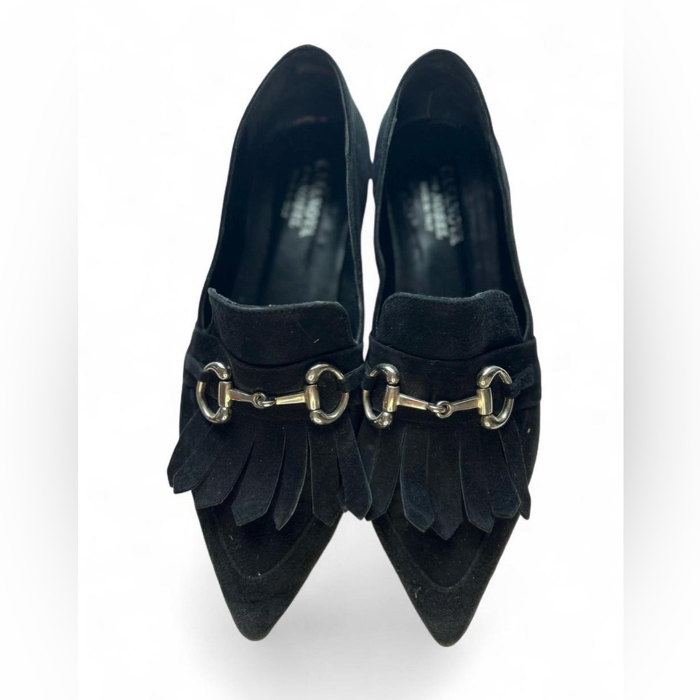 Casanova for Nobel Black Suede Loafers, EU 38, Made in Italy